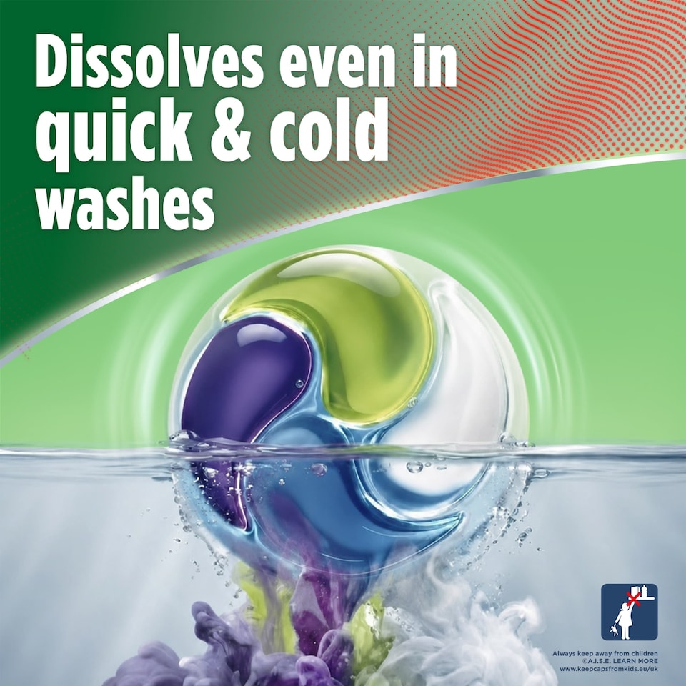 image 1 of Persil Ultimate Bio Ultra Stain Removal Laundry Washing Detergent Capsules Large Pack 31 Washes 421g