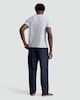 image 3 of F&F Pure Cotton Stripe Print Pyjama Bottoms in Burgundy