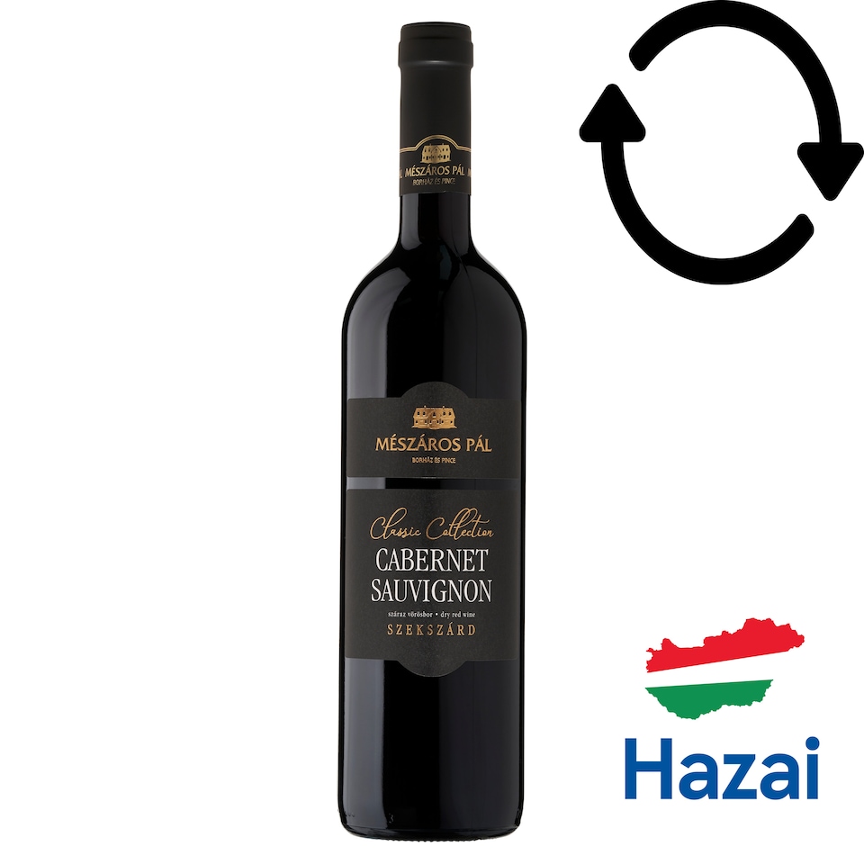 Mészáros Pál Classic Collection Szekszárdi Cabernet Sauvignon Dry Red Wine 13% 0,75 l