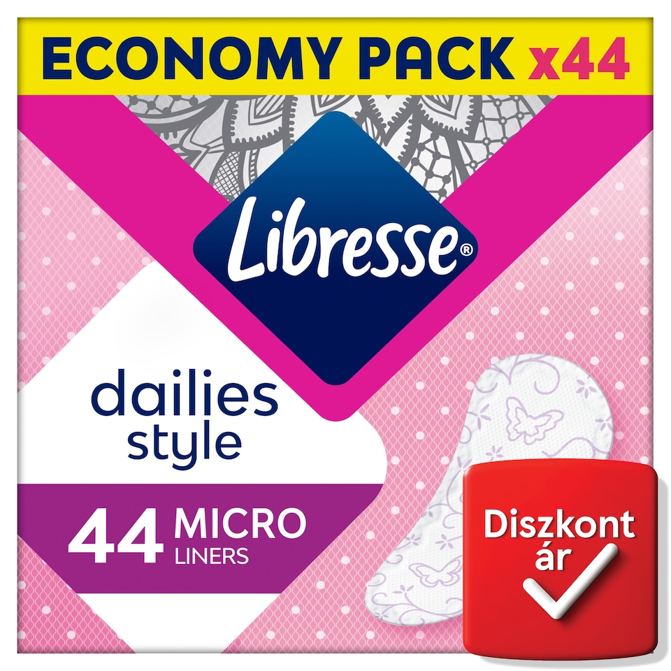 image 1 of Libresse Dailies Style Micro Pantyliners 44 pcs