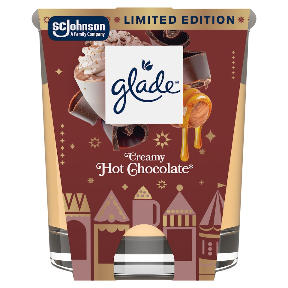 Glade Creamy Hot Chocolate illatgyertya 112 g