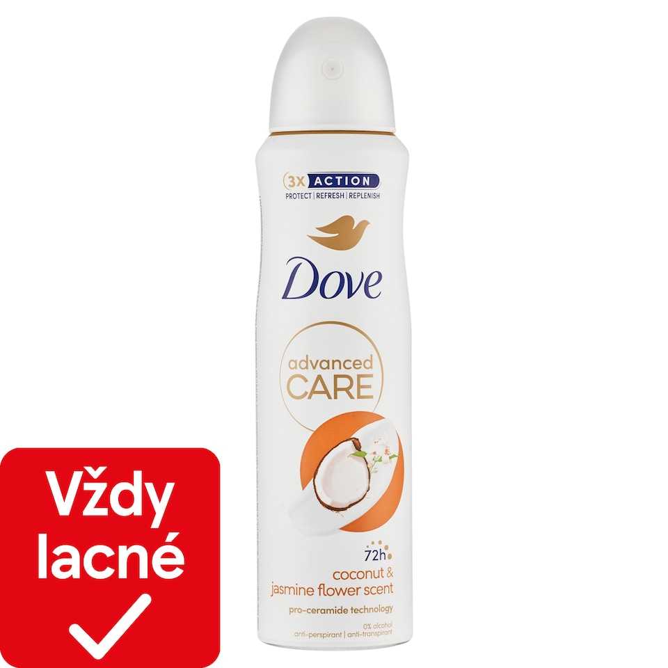 obrázok 1 z Dove Advanced Care Coconut&Jasmine Antiperspirant sprej 150 ml