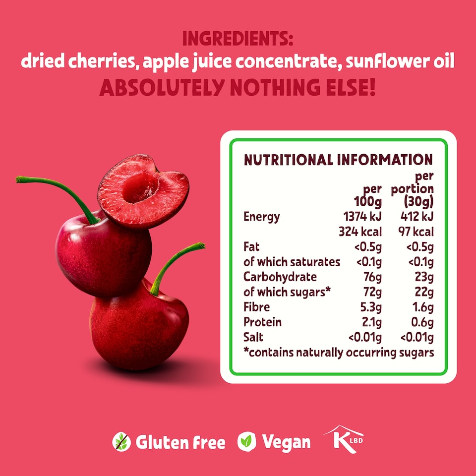 image 1 of BEAR Fruit Dried Cherries 75g