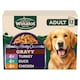 image 1 of WINALOT Monday Meaty Casseroles Chicken, Turkey, Duck in Gravy Wet Dog Food 12 x 85g