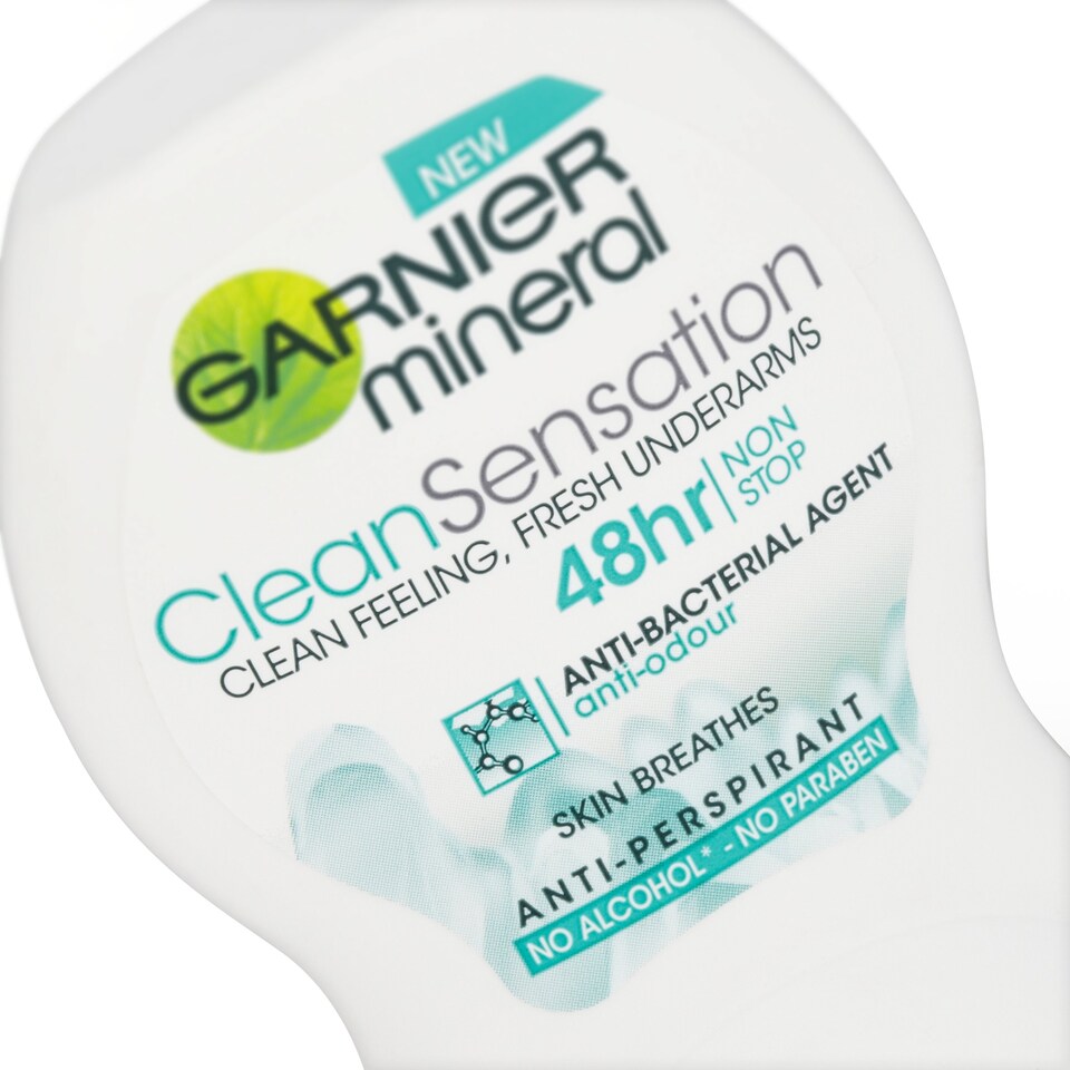 image 1 of Garnier Mineral Clean Snstn Deodorant Roll-On 50Ml