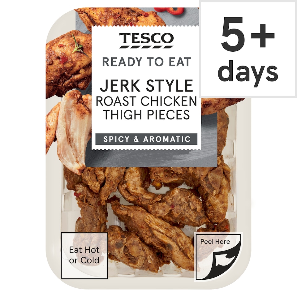 Tesco Jerk Style Roast Chicken Thigh Pieces 180g
