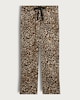 image 5 of F&F Pure Cotton Flannel Leopard Print Pyjama Bottoms in Multi Brown