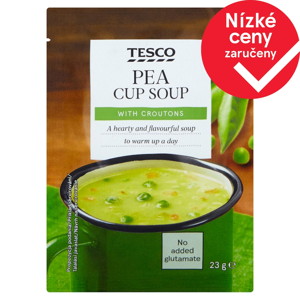 Tesco Instantní hrachová polévka s krutony 23g