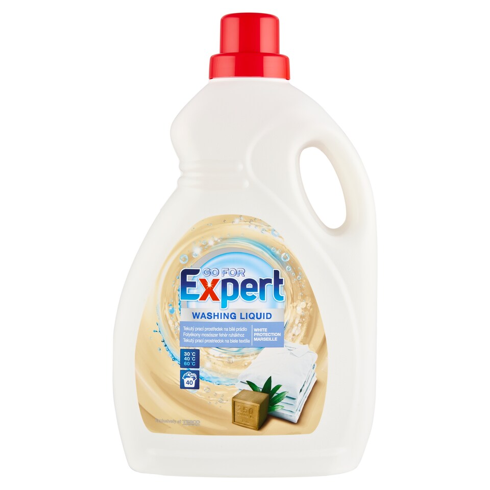 Go for Expert Tekutý prací prostriedok na biele textílie 40 praní 2,2 l