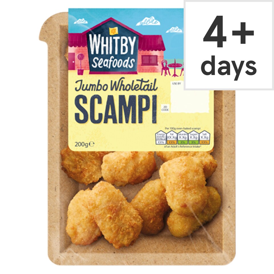 Whitby Seafoods Jumbo Scampi  200g