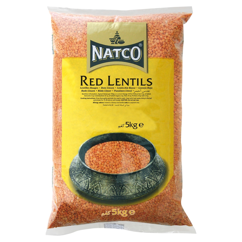 Natco Red Lentils 5kg