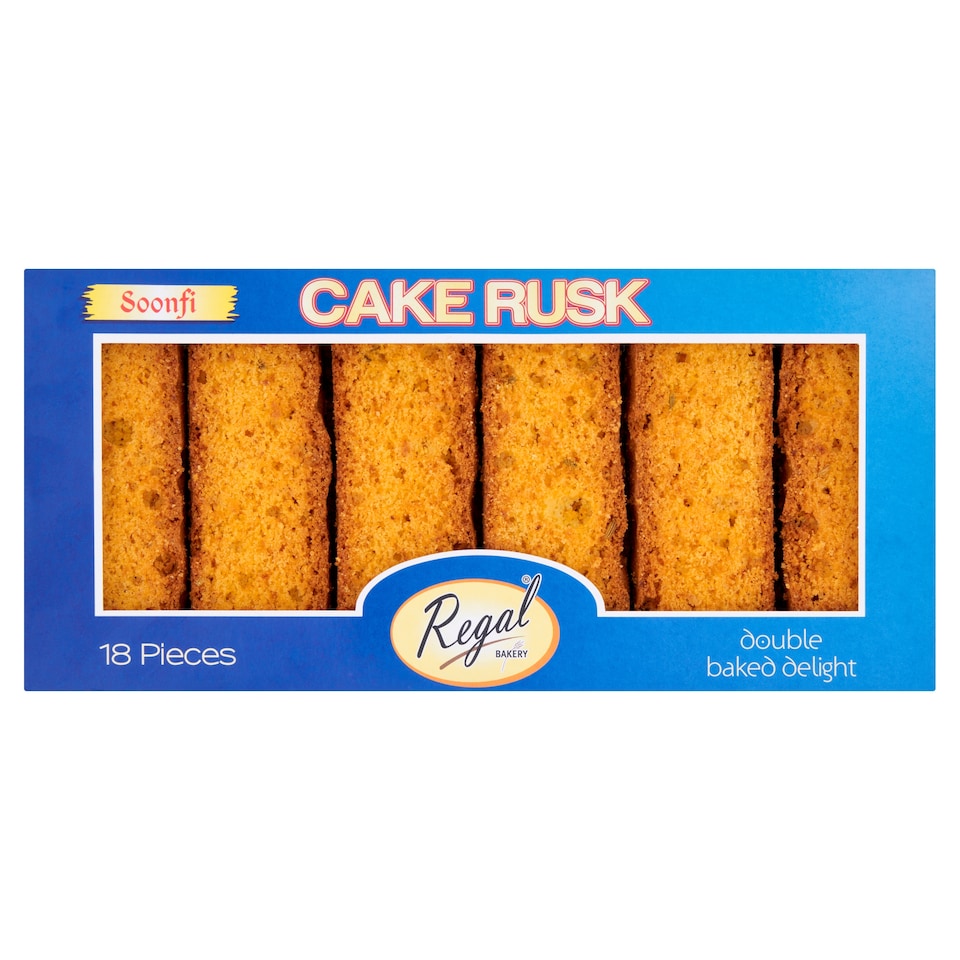 Regal Soonfi Cake Rusks 18 Pieces 370G