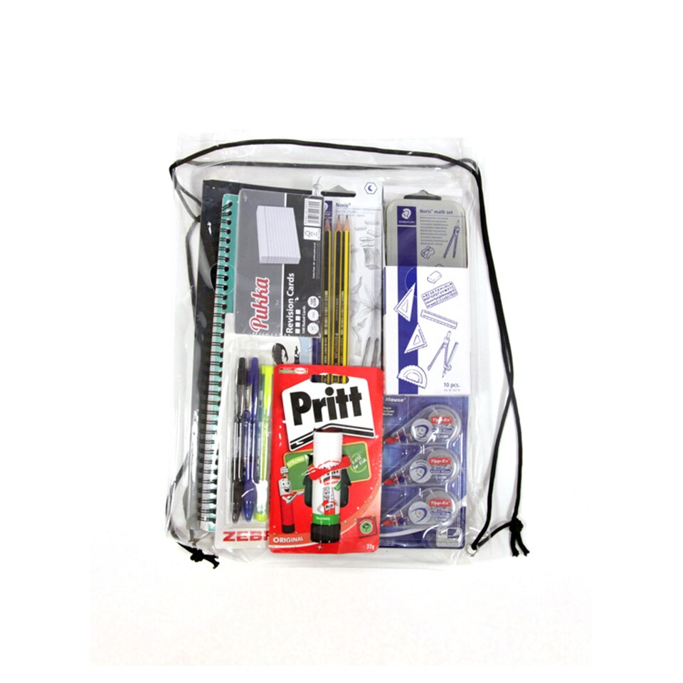 Tesco Branded Stationery Essential Backpack