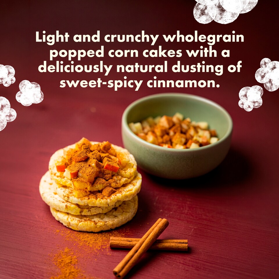 image 1 of Kallo Cinnamon Popped Corn Cakes 125g