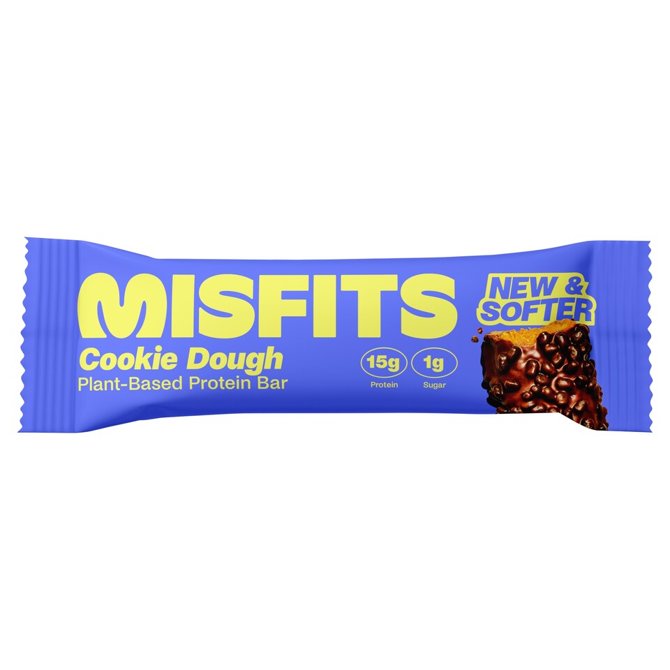 Misfits Plant-Based Protein Bar - Cookie Dough 50g