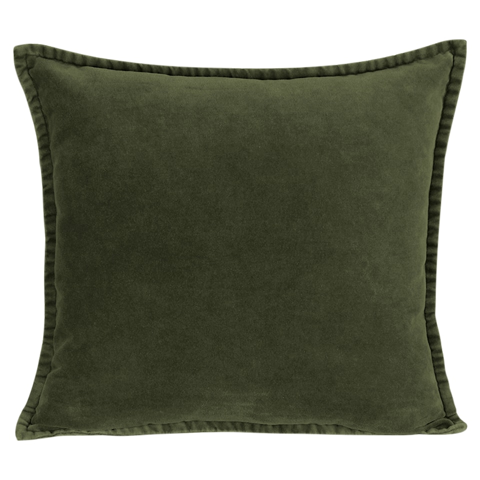 F&F Home Green Cotton Velvet polštář 45 x 45 cm