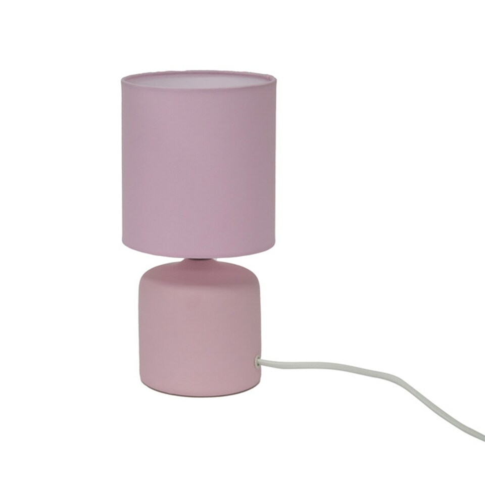 image 1 of F&F Home Pink Lamp