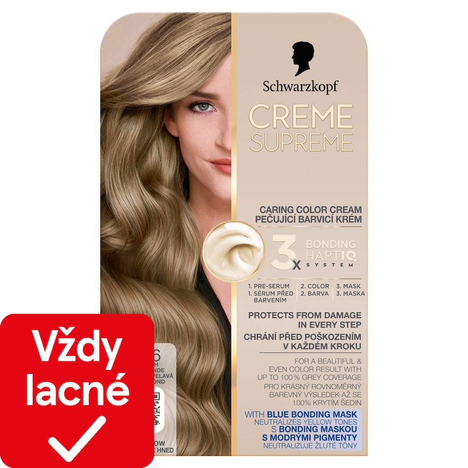 obrázok 1 z Schwarzkopf Creme Supreme Farba na vlasy 8-16 Chladná popolavá svetlá blond