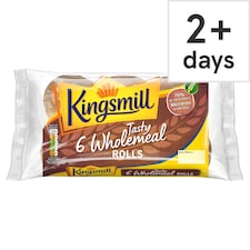 Kingsmill Tasty Wholemeal Rolls 6 Pack