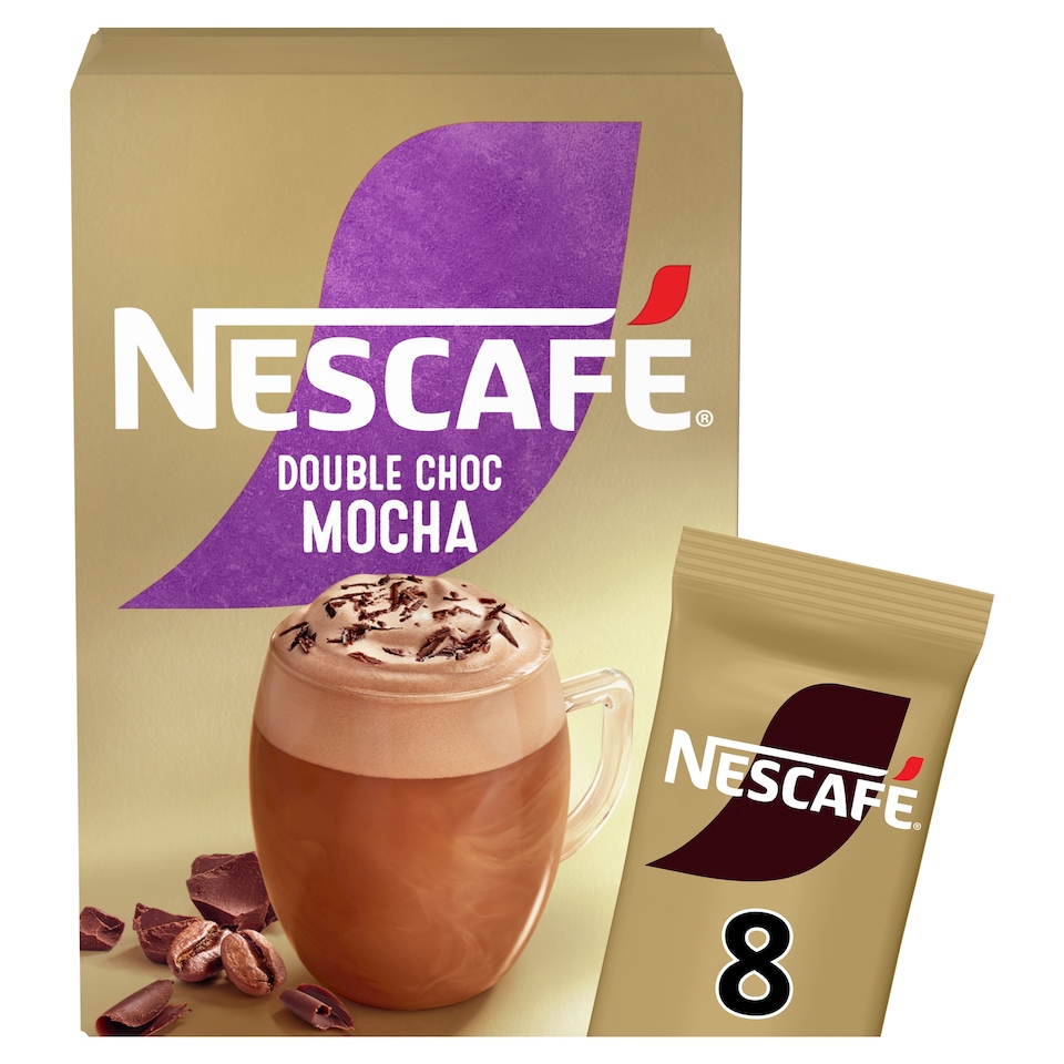 image 1 of Nescafe Gold Double Choc Mocha Coffee Sachets 8x20.9g