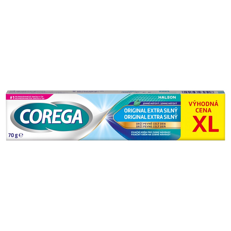 obrázok 1 z Corega Original extra silný fixačný krém na zubné náhrady 70 g