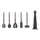 image 2 of Joseph Joseph Duo Utensil Set With Stand 5 Piece