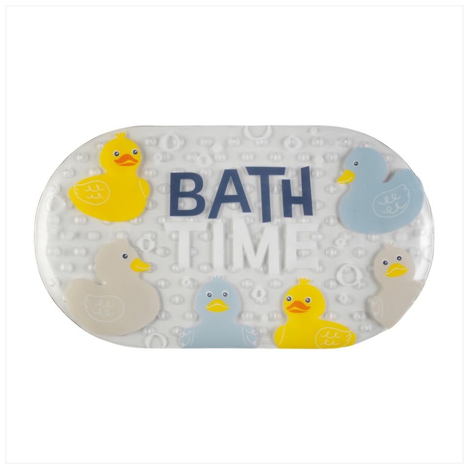 image 1 of Beldray Anti-Bac Rubber Duck Print Bath Mat