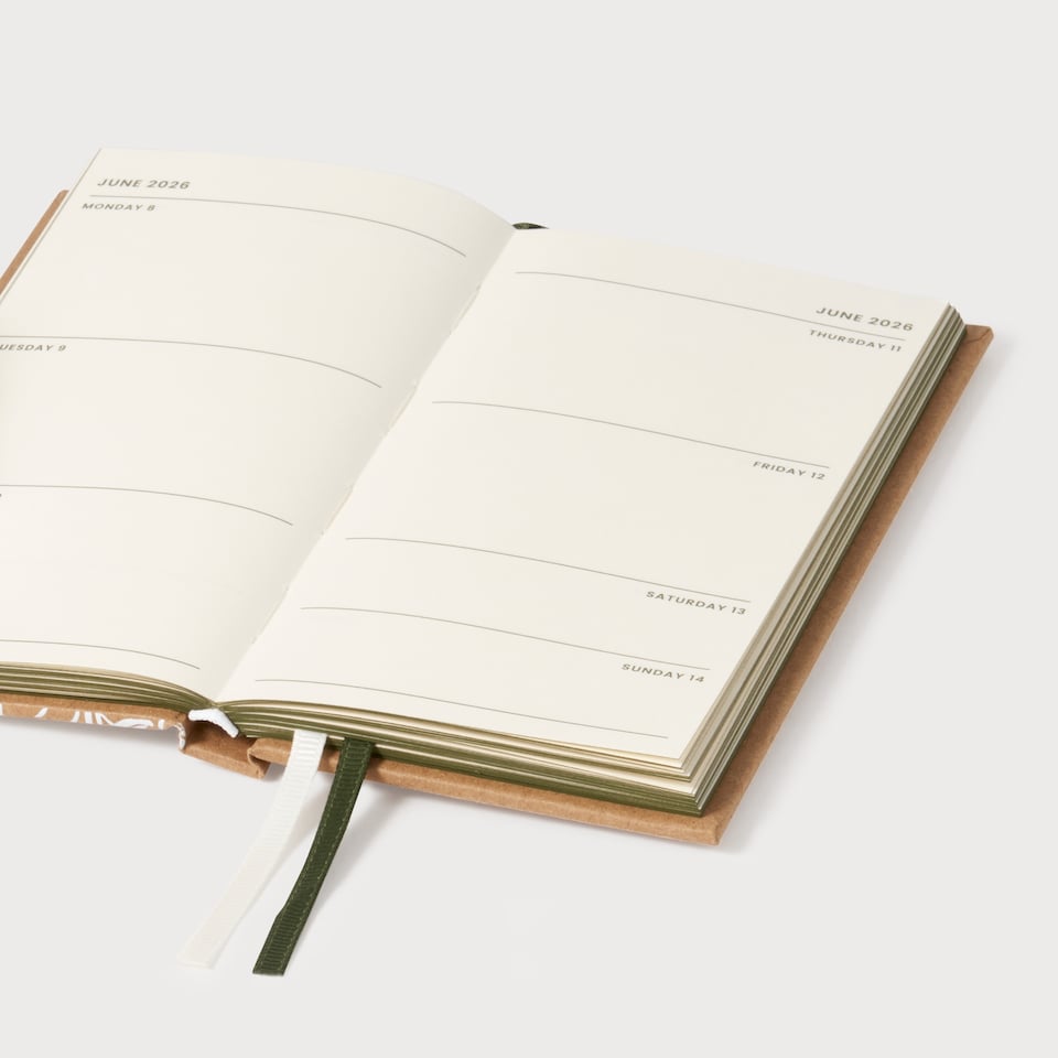 image 1 of Paperchase 2026 WTV Floral Slim Diary