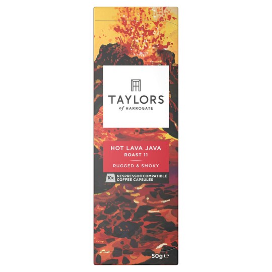 Taylors Hot Lava Java 10 Coffee Capsules 50G Tesco Groceries