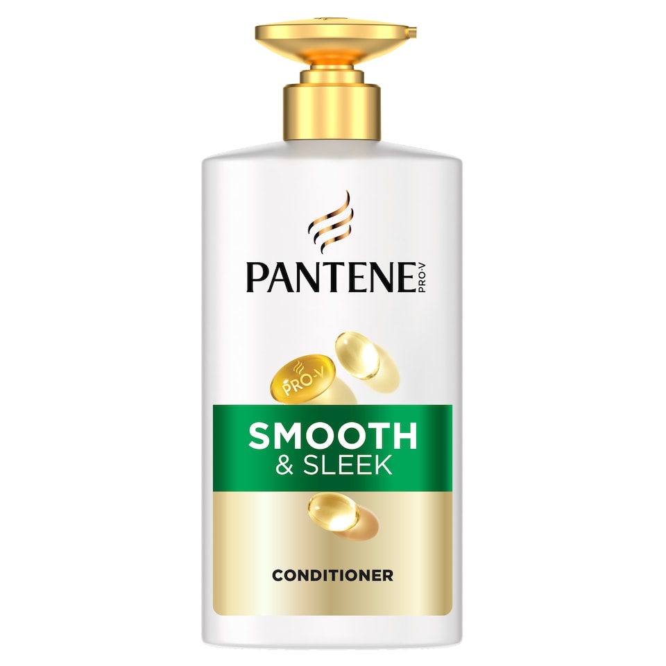 image 1 of Pantene Smooth & Sleek Conditioner 490ML