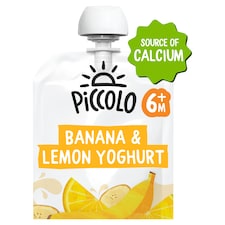 Piccolo Organic Banana & Lemon Greek-Style Yoghurt