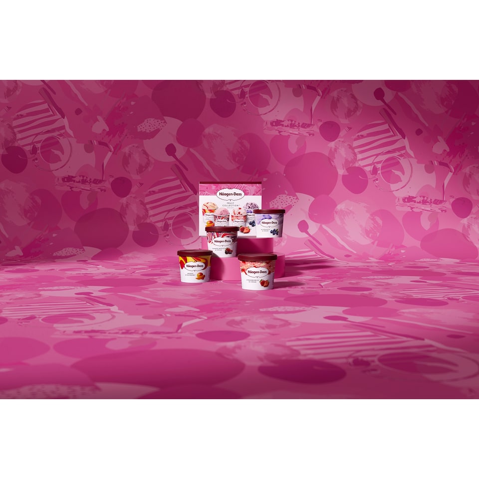 image 1 of Haagen-Dazs Fruit Mini Cups Ice Cream 4X95ml