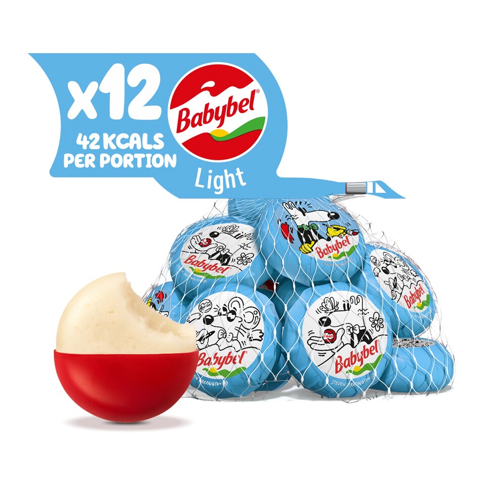 image 1 of Mini Babybel Light Cheese 12 Pack, 240G