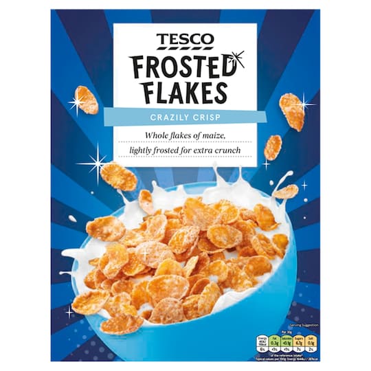 Tesco Frosted Flakes Cereal 500g Tesco Groceries