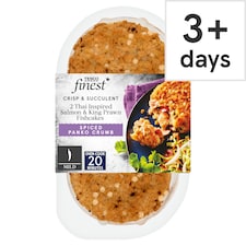 Tesco Finest 2 Thai Inspired Salmon & King Prawn Fishcake 290g