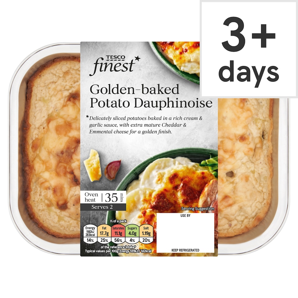 Tesco Finest Golden-Baked Potato Dauphinoise 400g