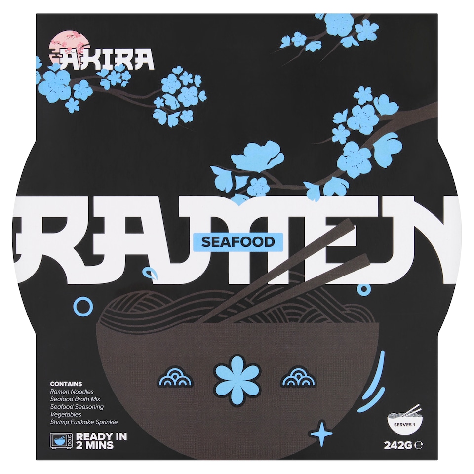 Akira Seafood Ramen Bowl 242g