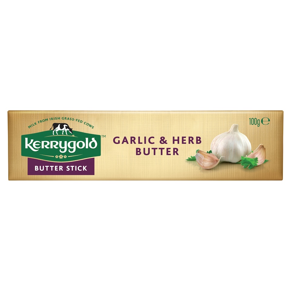 Kerrygold Garlic and Herb Butter Stick 100g