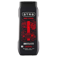 STR8 Red Code Refreshing Shower Gel 3 in 1 400ml