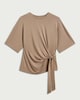 image 4 of F&F Tie Side Co-ord Top in Mink
