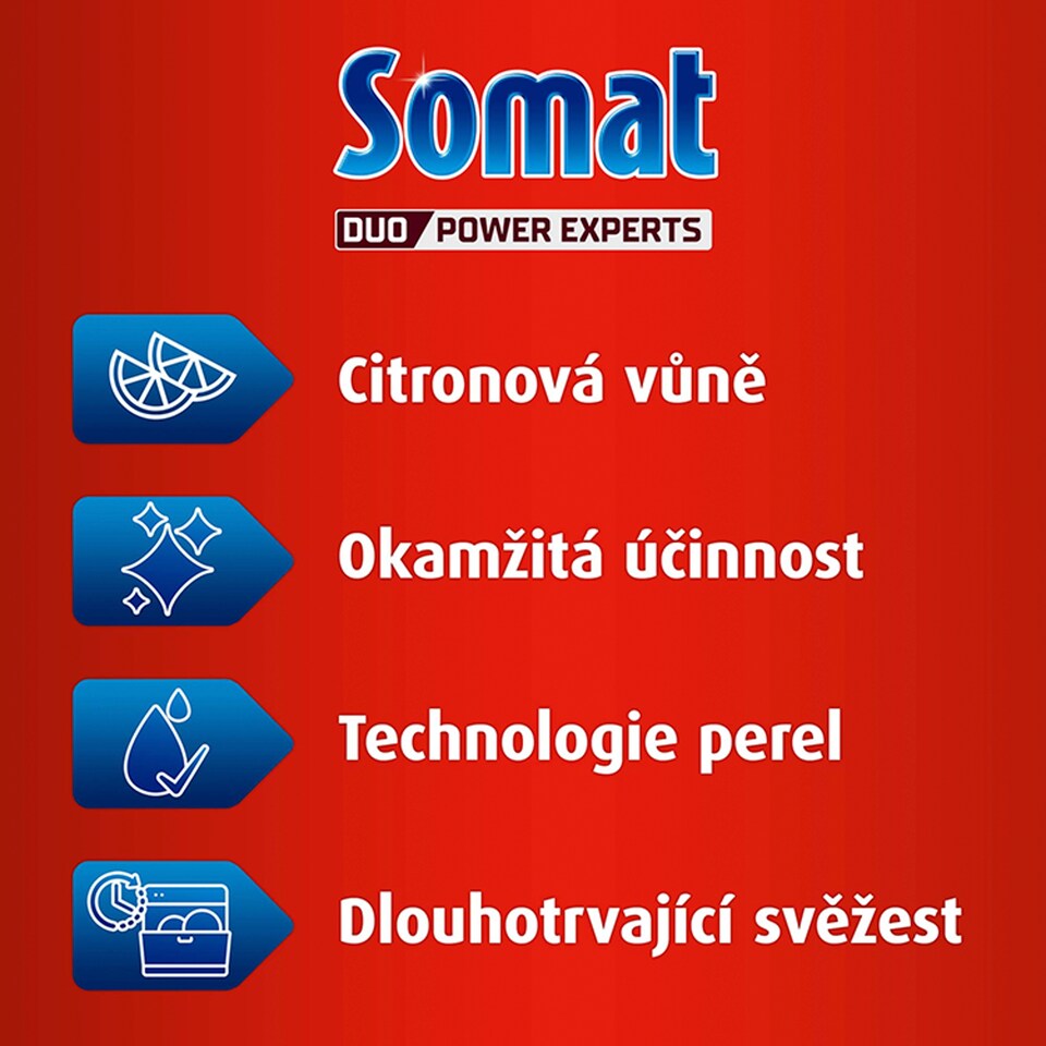 image 1 of SOMAT osvěžovač Deo Perls Lemon 60 mytí