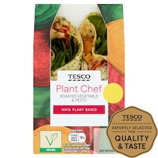 Tesco Plant Chef Roasted Vegetable & Pesto Wrap