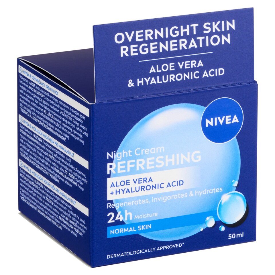 NIVEA Refreshing éjszakai arckrém normál bőrre 50 ml  1. kép