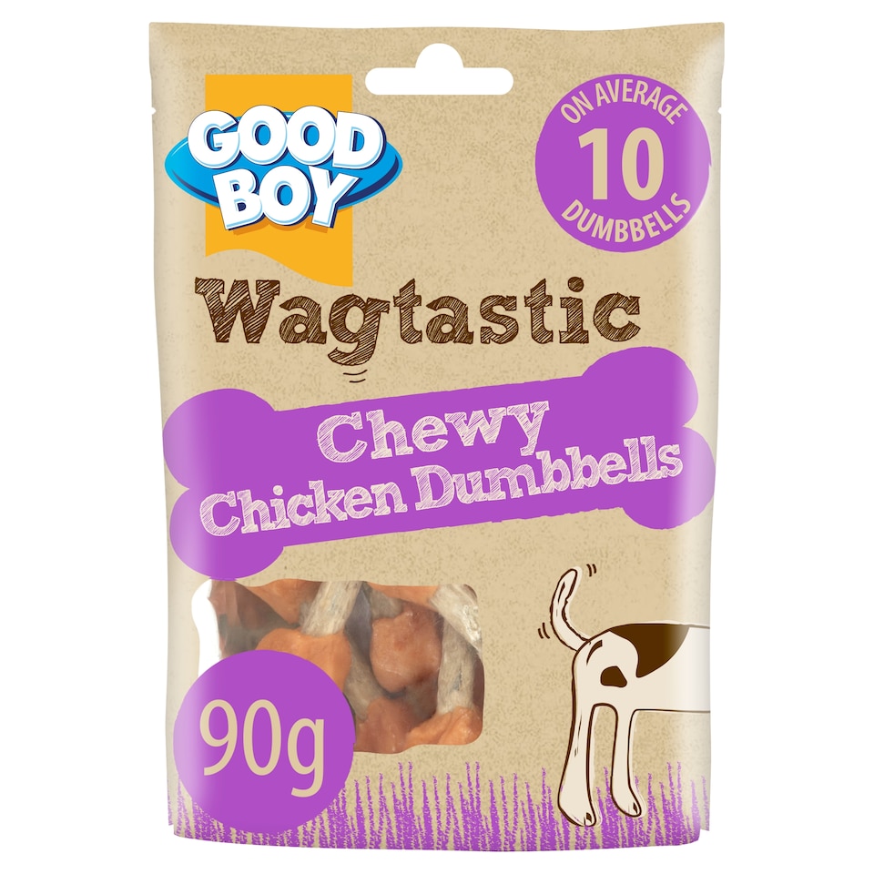 image 1 of Good Boy Chewy Chicken Dumbbells Dog Treats 90G