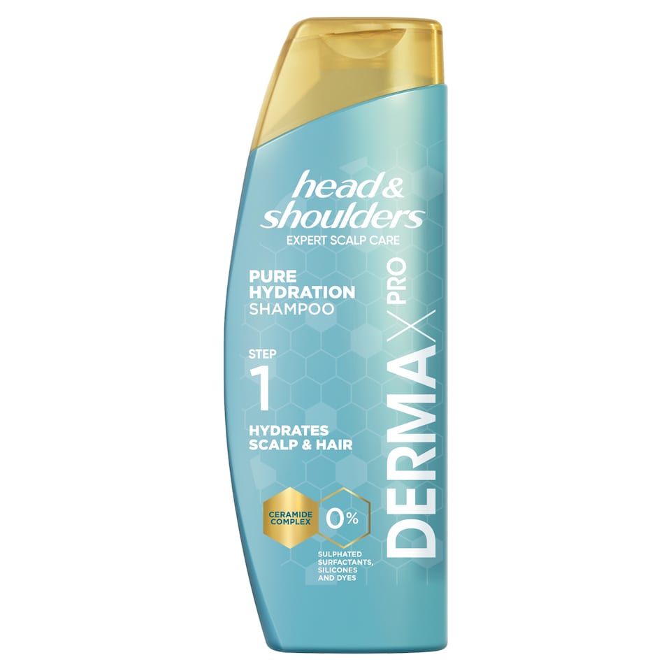 image 1 of Head & Shoulders Anti- Dandruff Shampoo Derma X Pro Scalp Care Pure Hydration 300ml 