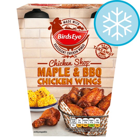 Birds Eye Maple Bbq Chicken Wings 500G Tesco Groceries