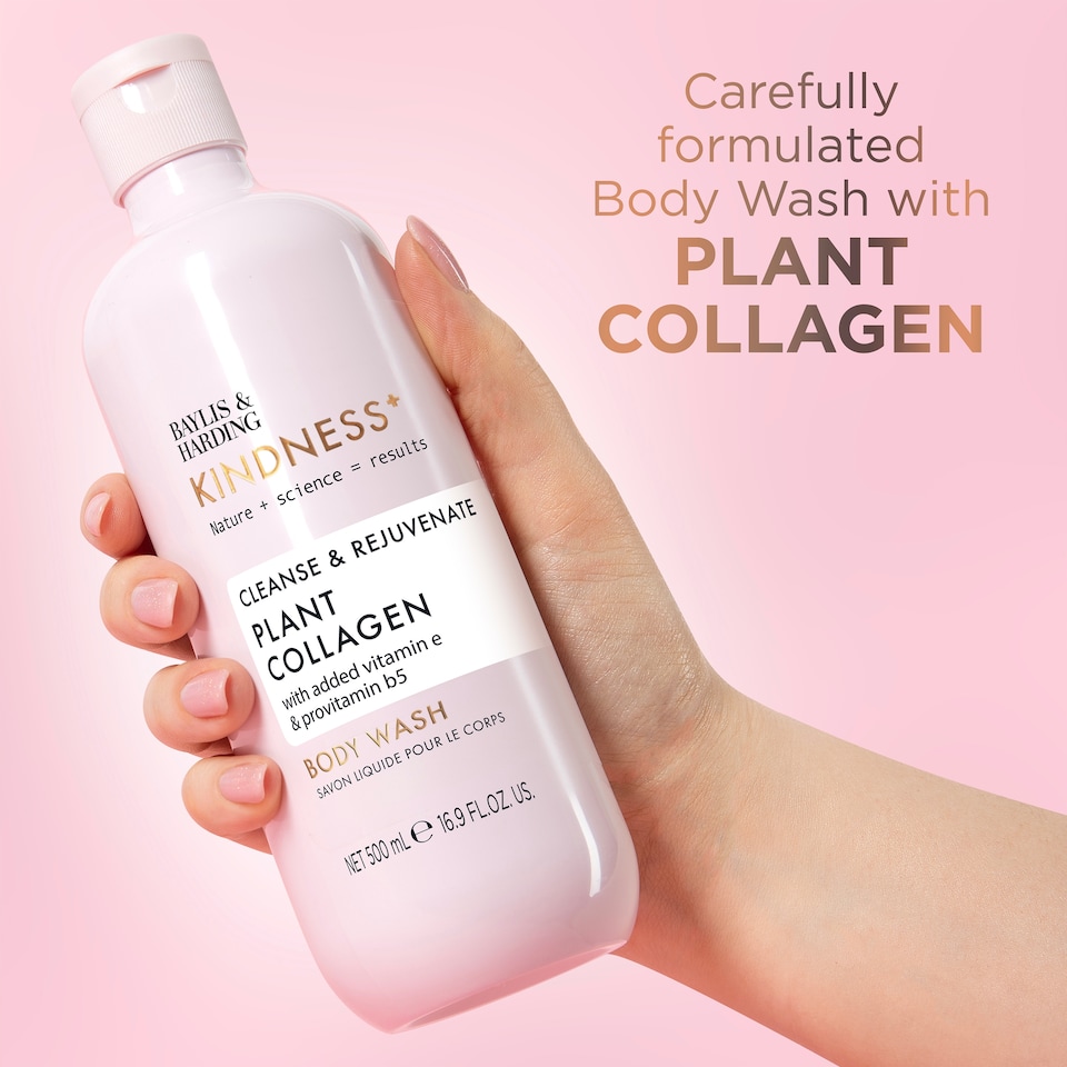 image 1 of Baylis & Harding Kindness+ Plant Collagen Body Wash 500ml
