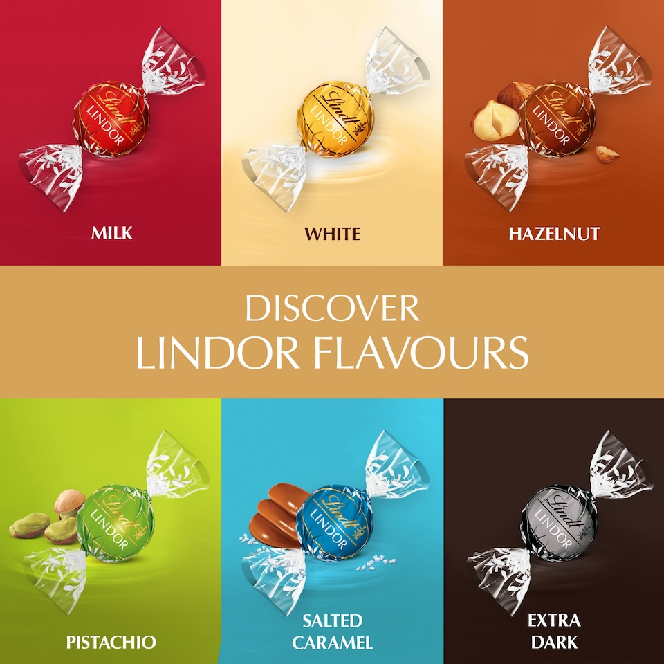 image 1 of Lindt Lindor Pistachio Chocolate Truffles UK 200g