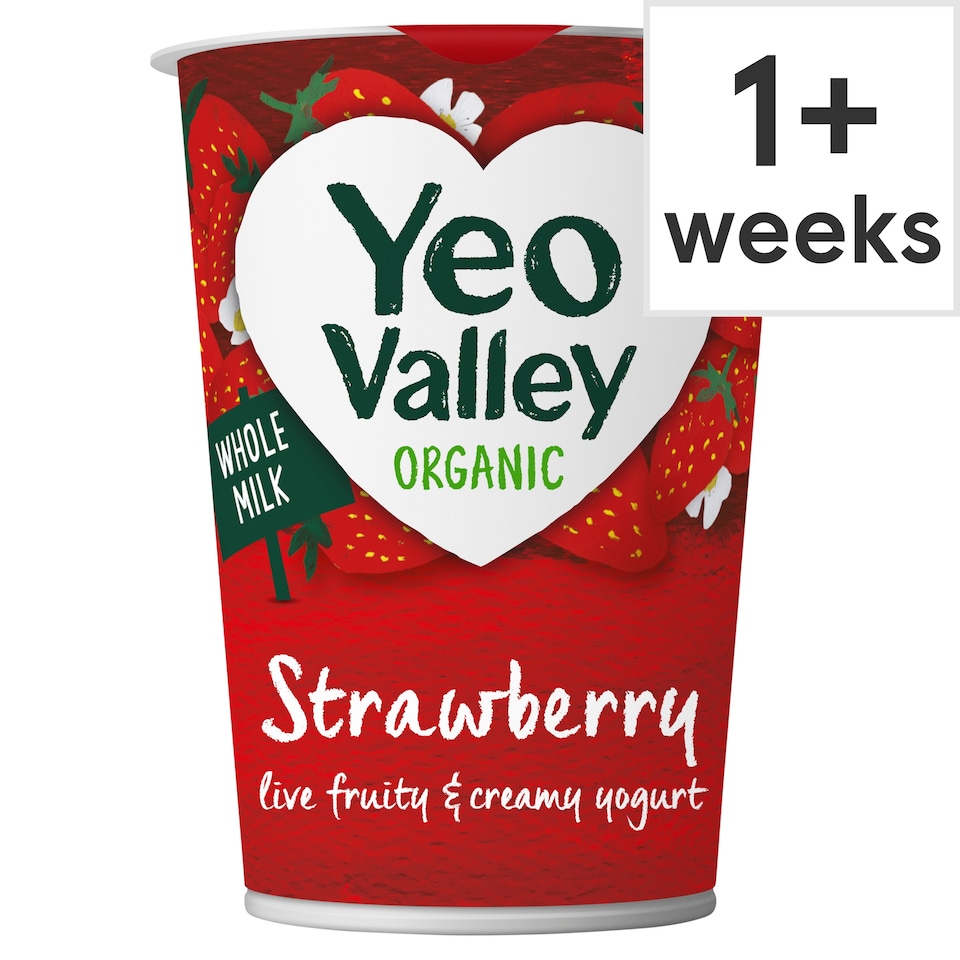 image 1 of Yeo Valley Strawberry Yogurt 450G