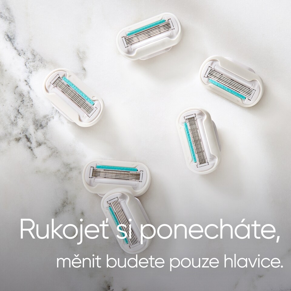 Obrázek 1 pro produkt Venus Deluxe Smooth Sensitive Hlavice Holicího Strojku x4